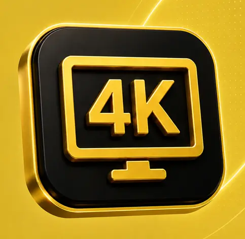 Streaming em HD e 4K